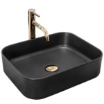 Umývadlo na dosku Rea KAYA Black Mat