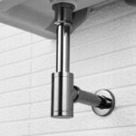 Umývadlový sifón Rea so zacvakávacou zátkou Gun – Obrázok 6