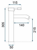 Umývadlová batéria Rea Graf – Obrázok 5