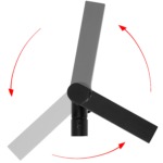 Umývadlová batéria REA TAP - matná čierna, vysoká – Obrázok 3