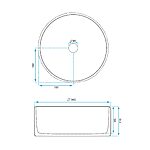 Umývadlo na dosku REA Delia – Obrázok 9