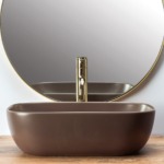 Umývadlo na dosku Rea Belinda Grey Mat – Obrázok 4