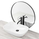 Umývadlo na dosku Rea Claudia 9447 White – Obrázok 2