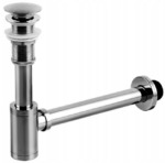 Umývadlový sifón Rea so zacvakávacou zátkou Gun – Obrázok 2