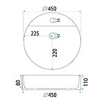 Umývadlo na dosku REA Ronda – Obrázok 6