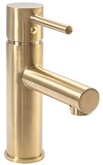 Umývadlová batéria REA TESS - brúsené zlato, nízka – Obrázok 6