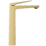 Umývadlová batéria REA PARKER Brush Gold High – Obrázok 3