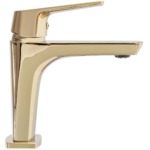 Umývadlová batéria REA RUSEL - zlatá, nízka – Obrázok 2