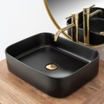 Umývadlo na dosku Rea KAYA Black Mat – Obrázok 2