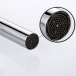 Umývadlová batéria REA MORIS - matná čierna, vysoká – Obrázok 4