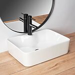 Umývadlo na dosku REA KELLY - Biele – Obrázok 2