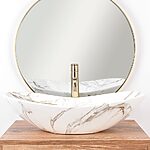 Umývadlo na dosku REA ROYAL - lesklá láva – Obrázok 2