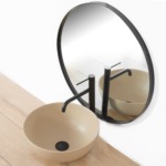 Umývadlová batérie REA LUGANO SLIM - čierna, vysoká – Obrázok 3