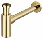 Umývadlový sifón Rea so zástrčkou klik-klak Gold – Obrázok 3