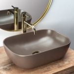 Umývadlo na dosku Rea Belinda Grey Mat – Obrázok 2