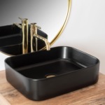 Umývadlo na dosku Rea KAYA Black Mat – Obrázok 4