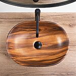 Umývadlo na dosku Rea AMELIA WOOD MATT – Obrázok 5