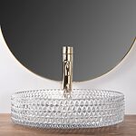 Umývadlo na dosku Rea Cristal Transparent 39 – Obrázok 6