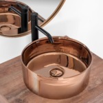 Umývadlo na dosku Rea Ida Rose Gold – Obrázok 3