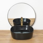 Umývadlo na dosku ELENA BLACK MAT – Obrázok 4