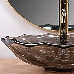 Umývadlo na dosku REA ARCTIC BLACK – Obrázok 3