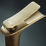 Umývadlová batéria REA Laguna antique - brúsené zlato, vysoká – Obrázok 5