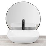 Umývadlo na dosku Rea Claudia 9447 White – Obrázok 3