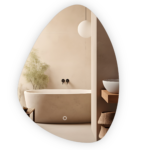 Zrkadlo LED 80x60cm YH-3347