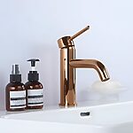 Umývadlová batéria REA LUNGO Copper nízka – Obrázok 4