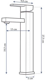 Umývadlová batéria Rea Eggo High – Obrázok 5