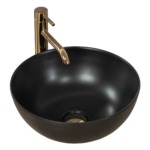 Umývadlo na dosku Rea Stella ČIERNA MAT