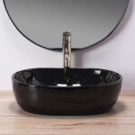 Umývadlo na dosku REA AMELIA - čierne – Obrázok 3