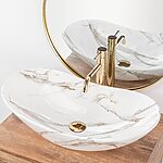 Umývadlo na dosku REA ROYAL - lesklá láva – Obrázok 4