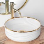 Umývadlo na dosku REA MERIDA - šedé – Obrázok 4