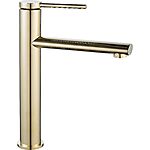 Umývadlová batéria REA OVAL - zlatá, vysoká