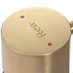 Umývadlová batéria REA TESS - brúsené zlato, vysoká – Obrázok 5