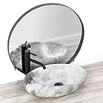 Umývadlo na dosku Rea Roxy C Stone L. GREY – Obrázok 4