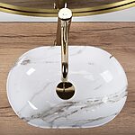 Umývadlo na dosku Rea AMELIA MINI AIAX SHINY – Obrázok 4