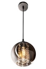 Zrkadlová sklenená závesná lampa s kryštálmi APP600-1CP – Obrázok 2