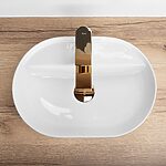 Umývadlo na dosku REA AURA 42 - biele – Obrázok 4