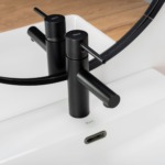 Umývadlová batéria REA TESS - matná čierna, nízka – Obrázok 2