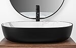 Umývadlo na dosku REA CLEO Aiax - matná čierna – Obrázok 3