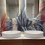 Umývadlo na dosku REA QUEEN - biele – Obrázok 2