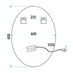 Zrkadlo LED 80x60 YH-3352 – Obrázok 6
