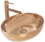 Umývadlo na dosku Rea Carola Slim Rose Gold