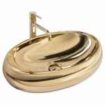 Umývadlo na dosku Rea Melania Gold