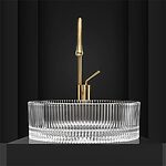 Umývadlo na dosku Rea Ingrid Transparent – Obrázok 3