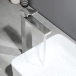 Umývadlová batéria REA FENIX - chróm, vysoká – Obrázok 2