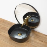 Umývadlo na dosku ELENA BLACK MAT – Obrázok 3