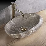 Umývadlo na dosku Rea Roxy B Stone NATURE – Obrázok 3